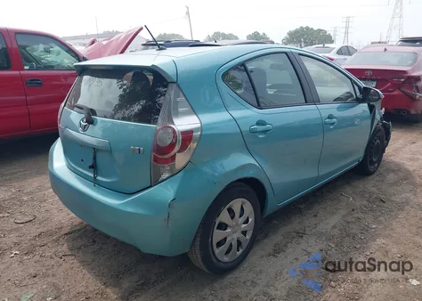 2014 Toyota Prius C One из США, поврежденный, VIN JTDKDTB34E1086145